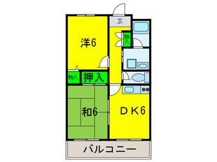 メゾンモンブランの物件間取画像